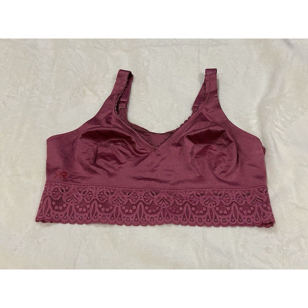 Ruby Ribbon Lace Demiette Bra In Pink Size 32 #3033 NEW!